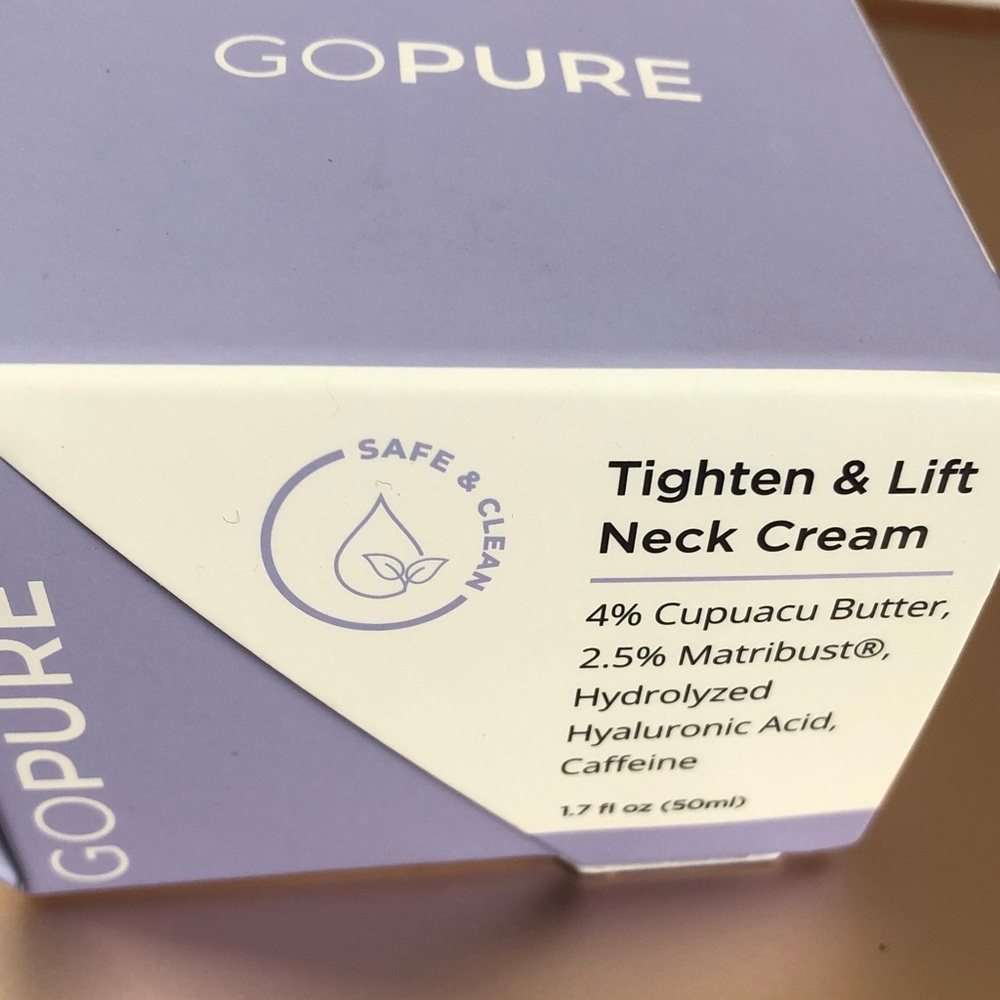 GoPure neck cream NIB